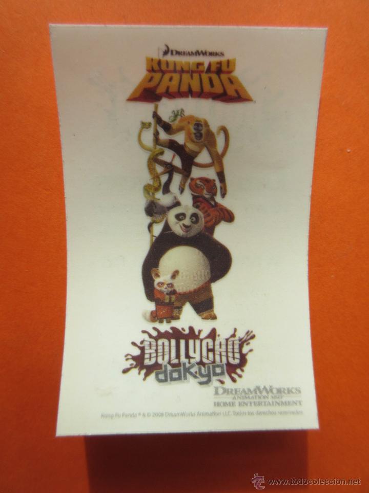 Coleccionismo Cromos antiguos: BOLLYCAO DOKYO KUNG FU PANDA NO DESPEGADO