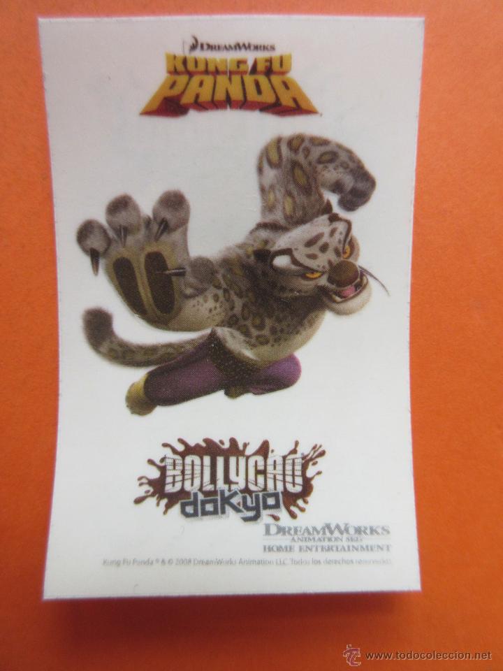 Coleccionismo Cromos antiguos: BOLLYCAO DOKYO KUNG FU PANDA NO DESPEGADO