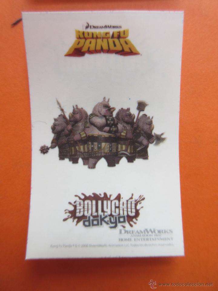 Coleccionismo Cromos antiguos: BOLLYCAO DOKYO KUNG FU PANDA NO DESPEGADO