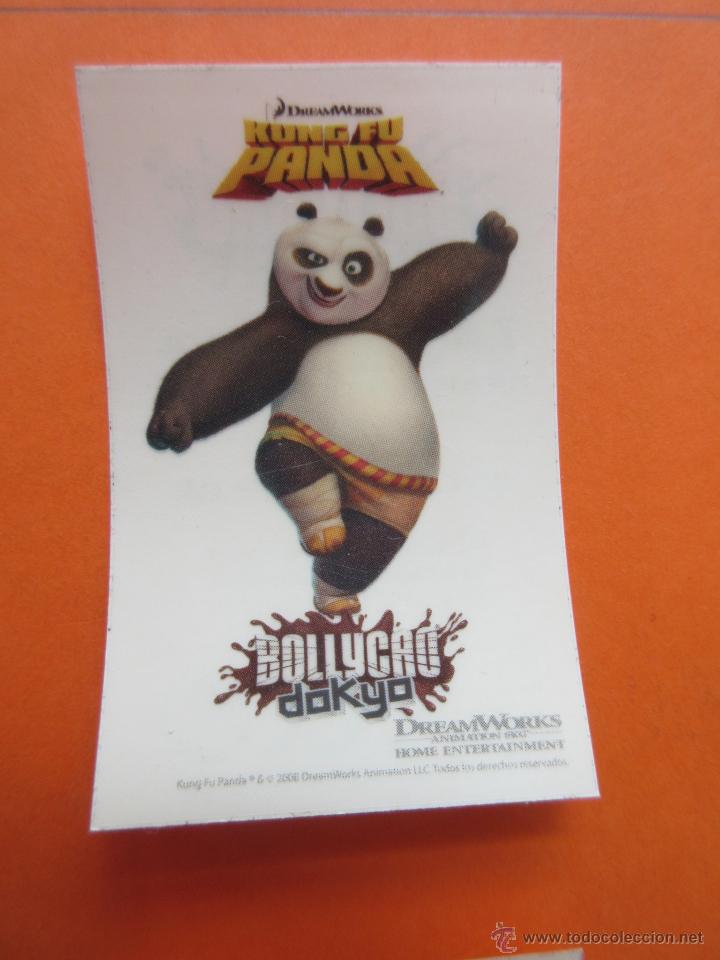 Coleccionismo Cromos antiguos: BOLLYCAO DOKYO KUNG FU PANDA NO DESPEGADO