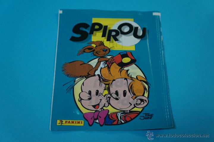 Coleccionismo cromos antiguos: SOBRE DE CROMOS SIN ABRIR DE SPIROU DE PANINI - Foto 1
