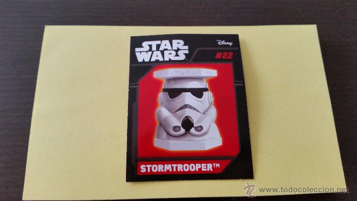 Coleccionismo cromos antiguos: CROMO ABATONS STAR WARS N&ordm; 22 STORMTROOPER - Foto 1