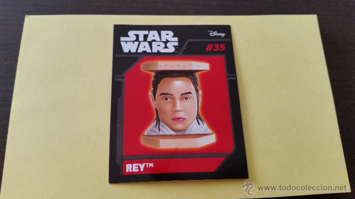 Coleccionismo cromos antiguos: CROMO ABATONS STAR WARS N&ordm; 35 REY - Foto 1