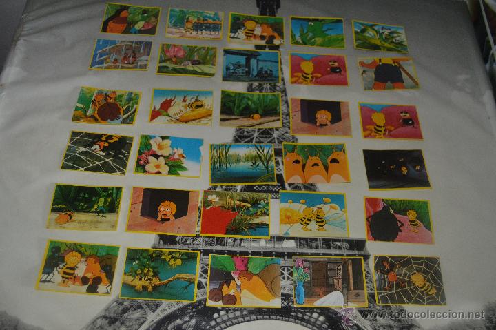 Coleccionismo cromos antiguos: lote de cromos de la aveja maya danone - Foto 1