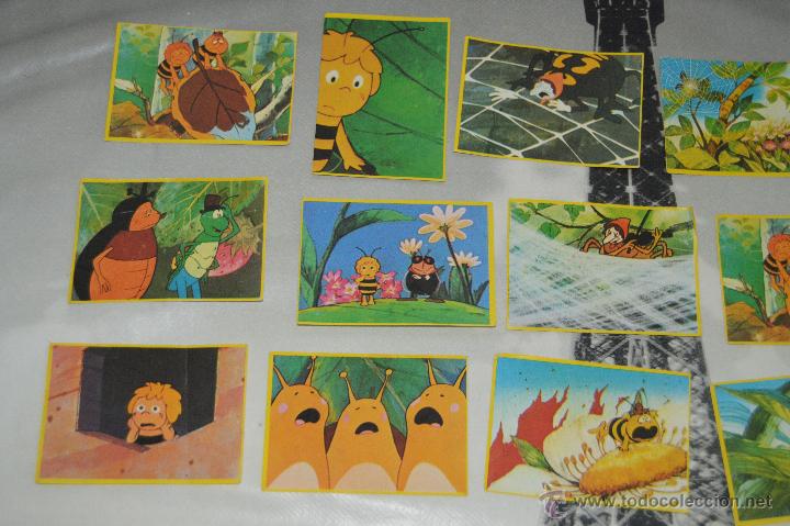 Coleccionismo cromos antiguos: lote de cromos de la aveja maya danone - Foto 2