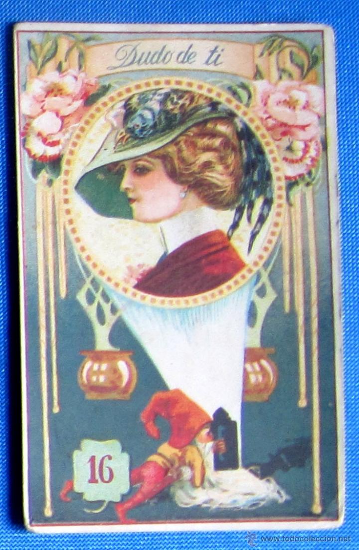 Coleccionismo Cromos antiguos: CROMO SUELTO. LENGUAJE DE LOS OJOS. N&ordm; 16. CHOCOLATE CHOCOLATES J. CAMPS.