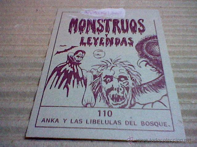 Coleccionismo cromos antiguos: CROMO N&ordm; 110 ANKA LIBELULAS  MONSTRUOS LEYENDAS RECUPERADO VENTANILLA - Foto 2