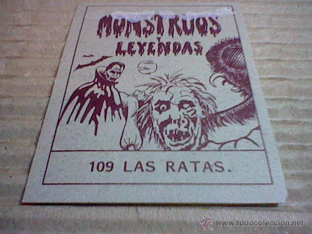 Coleccionismo cromos antiguos: CROMO N&ordm; 109 LAS LIBELULAS MONSTRUOS LEYENDAS RECUPERADO VENTANILLA - Foto 2