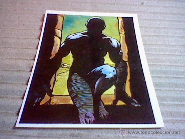 Coleccionismo cromos antiguos: CROMO N&ordm; 65 la sombra  MONSTRUOS LEYENDAS RECUPERADO VENTANILLA - Foto 1