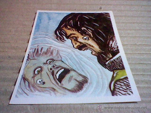 Coleccionismo cromos antiguos: CROMO N&ordm; 63 vision muerte  MONSTRUOS LEYENDAS RECUPERADO VENTANILLA - Foto 1