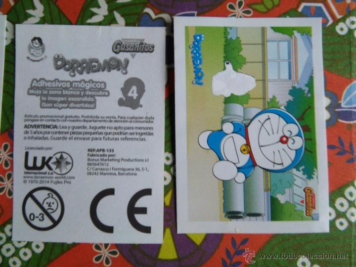Coleccionismo cromos antiguos: DORAEMON GUSANITOS RISI - Foto 1
