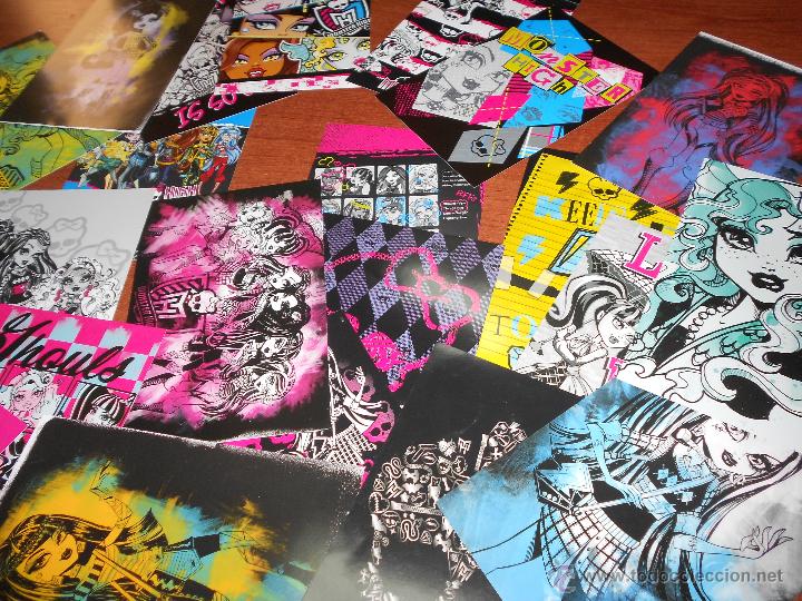 Coleccionismo cromos antiguos: LOTE DE 22 CROMO POSTAL DE MONSTER HIGH PANINI L1 - Foto 2