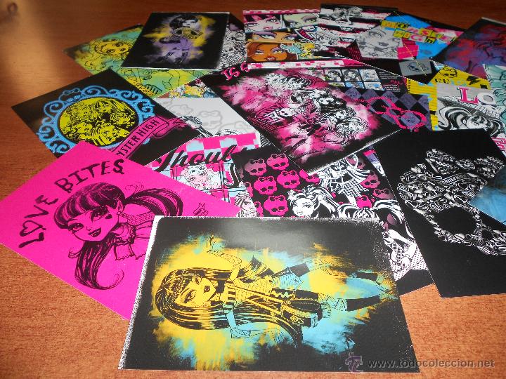 Coleccionismo cromos antiguos: LOTE DE 22 CROMO POSTAL DE MONSTER HIGH PANINI L1 - Foto 5