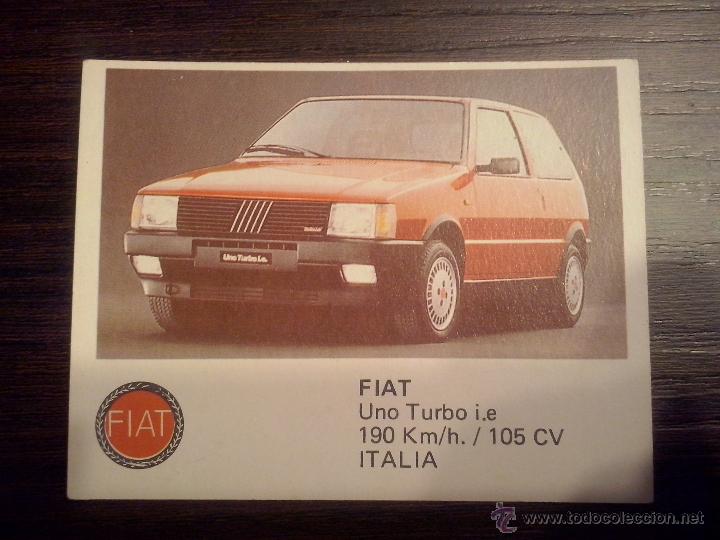 Coleccionismo Cromos antiguos: Cromo AUTO 2000 Fiat 1 Turbo n&ordm; 41 SIN PEGAR