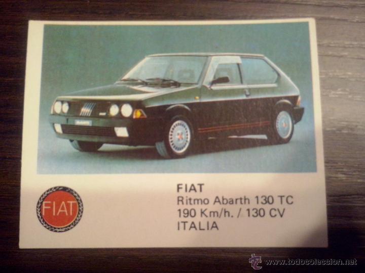 Coleccionismo Cromos antiguos: Cromo AUTO 2000 Fiat Ritmo Abarth 130 TC n&ordm; 42 SIN PEGAR
