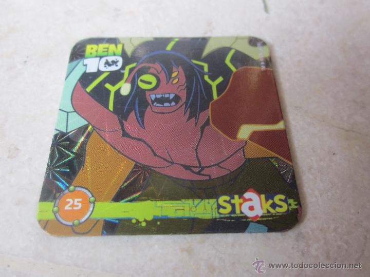 Coleccionismo cromos antiguos: STAKS BEN 10 N&ordm; 25 - Foto 1