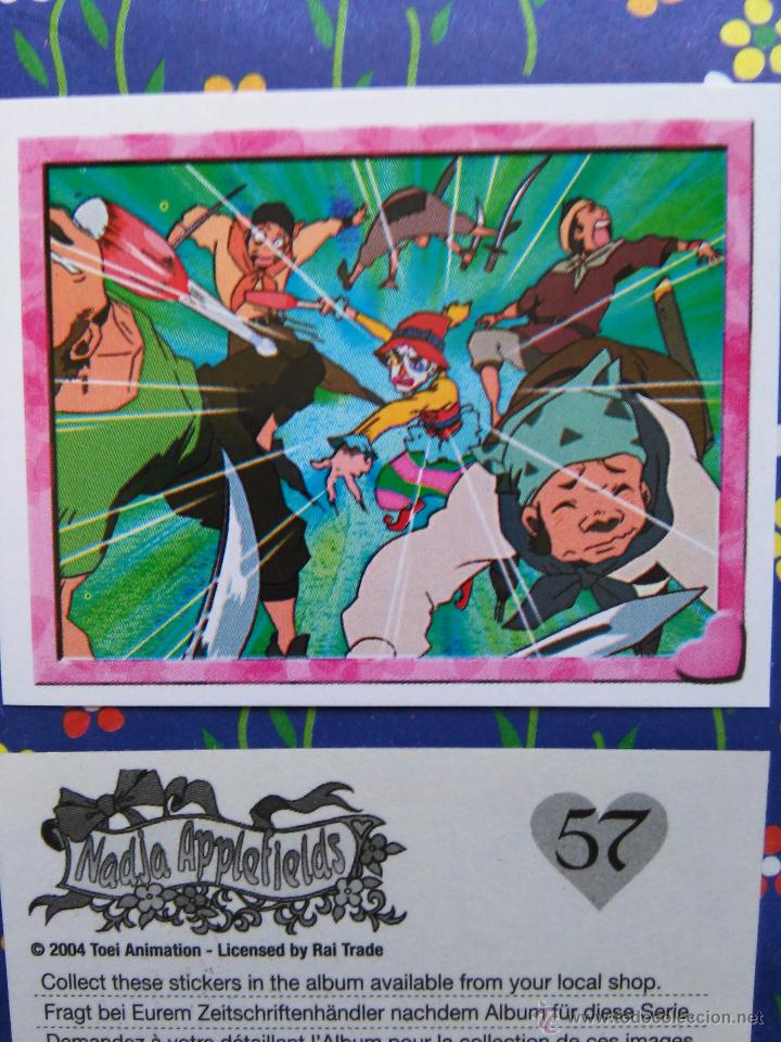 Coleccionismo cromos antiguos: ASHITA NO Nadja Applefields PANINI N 57 - Foto 1