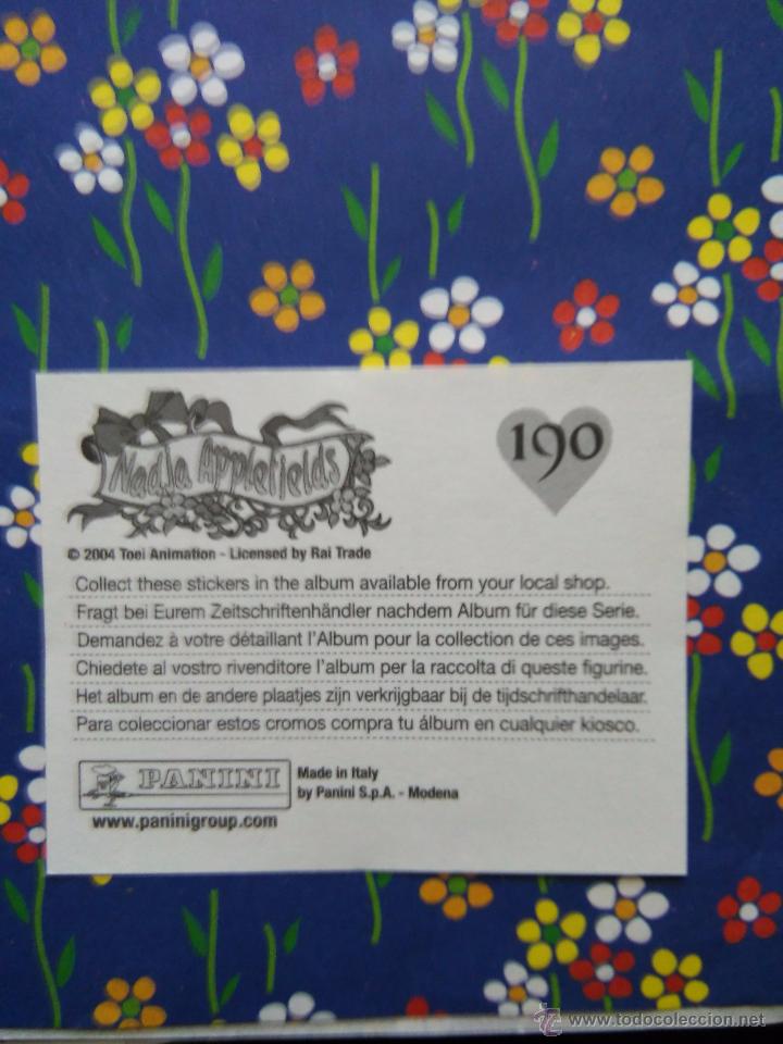 Coleccionismo cromos antiguos: ASHITA NO Nadja Applefields PANINI N 190 - Foto 2