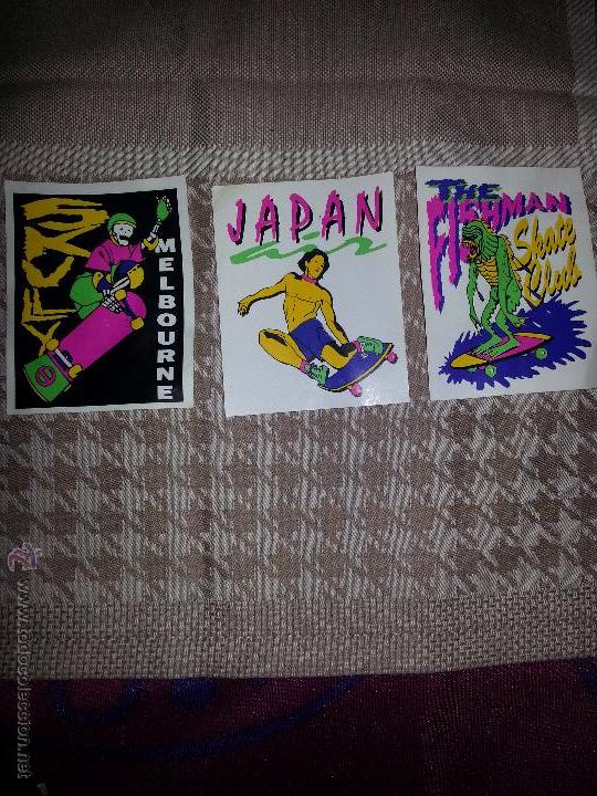 Coleccionismo Cromos antiguos: s&uacute;per pegatinas ediciones este: skate board 135, 96 y 165