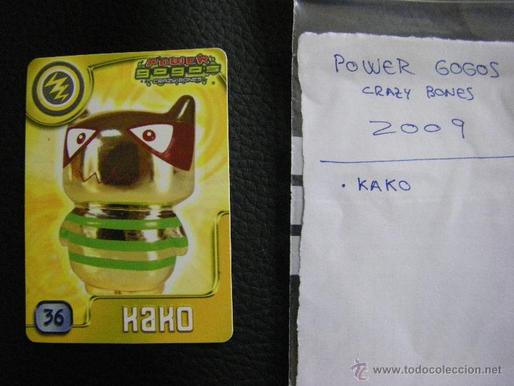 Coleccionismo Cromos antiguos: cromo power gogo crazy bones 2009