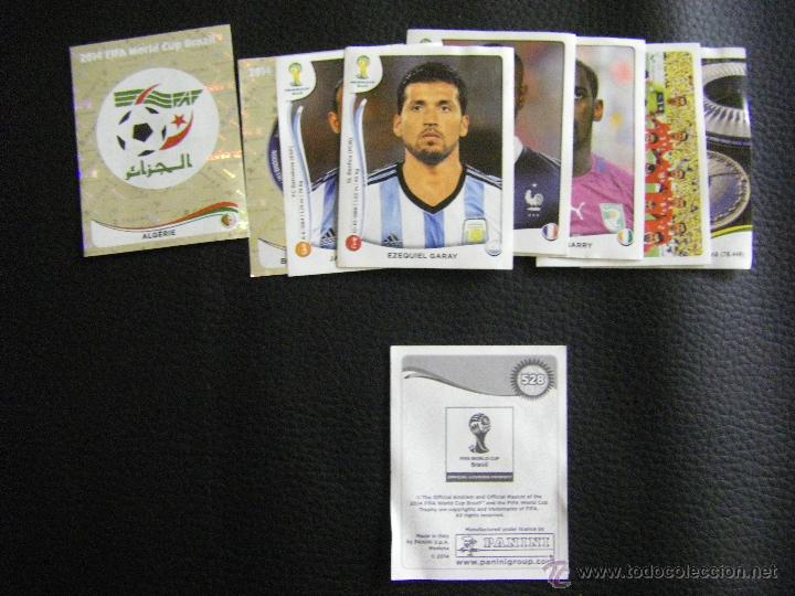 Coleccionismo Cromos antiguos: Lote 9 cromos FIFA World Cup Brasil 2014 Panini