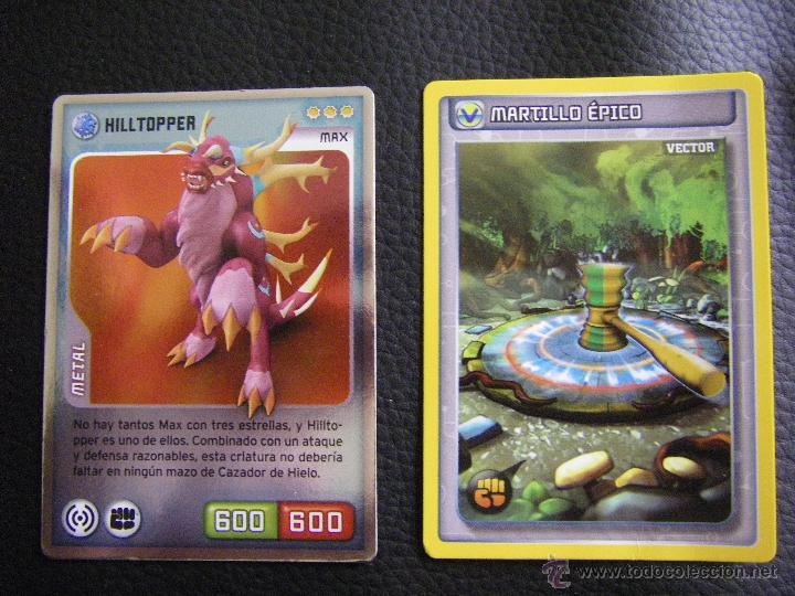 Coleccionismo cromos antiguos: Invizimals. Hilltopper y Martillo &eacute;pico - Foto 1