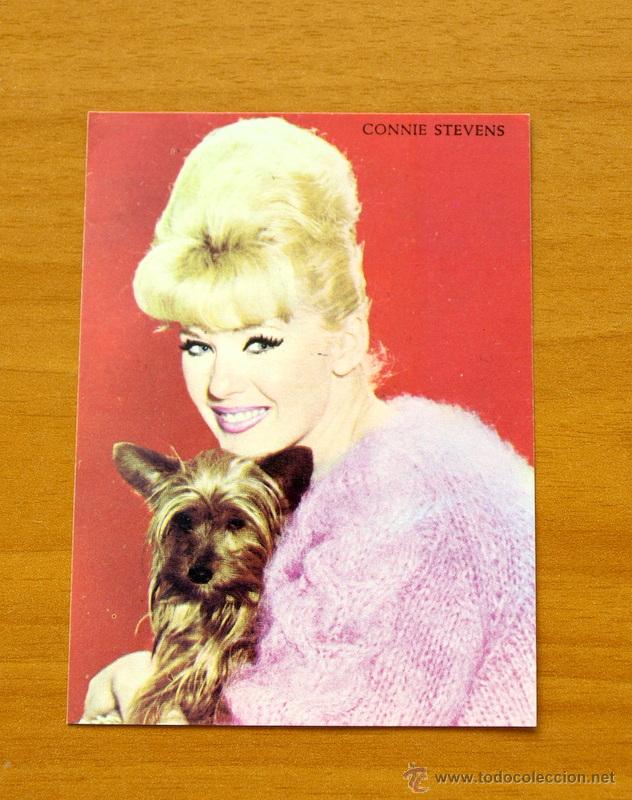 Coleccionismo cromos antiguos: Actores y actrices - Connie Stevens - Nunca pegado - Foto 1