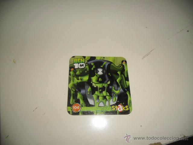 Coleccionismo cromos antiguos: IMAN STAKS BEN10 BEN 10 N&ordm; 104 - Foto 1