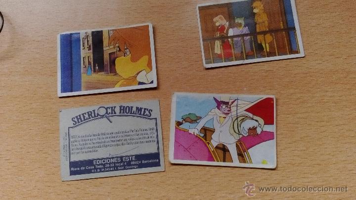 Coleccionismo cromos antiguos: LOTE 4 CROMOS SHERLOCK HOLMES EDICIONES ESTE - Foto 1