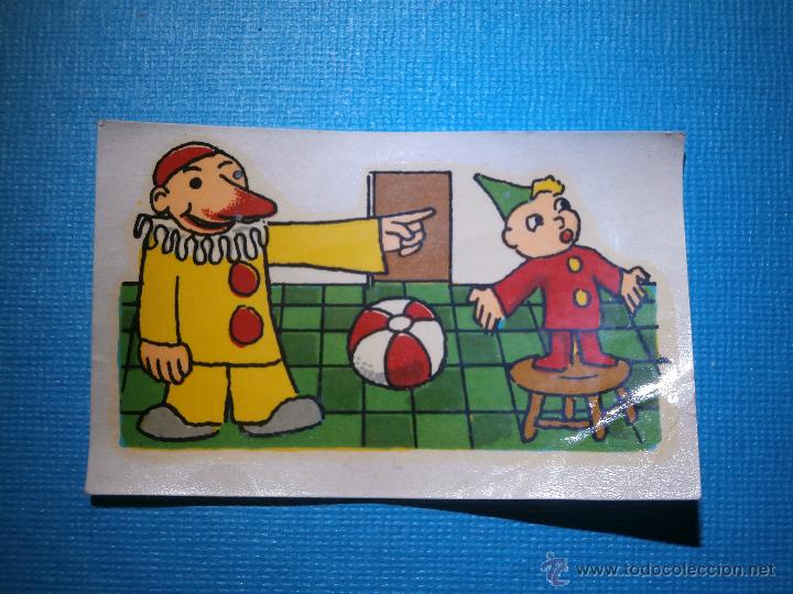 Sammeln alte Sammelbilder: Cromo - Chocolates Las Calatravas - Antiguas calcamonias Adhesivos A&ntilde;os 60 -