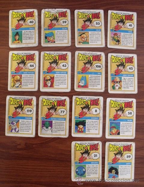 Coleccionismo cromos antiguos: Lote 14 Cromos Dragon Ball - Ediciones Este (1989) - Foto 2