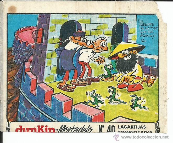Coleccionismo cromos antiguos: DUNKIN - MORTADELO N&ordm; 40 - Foto 1