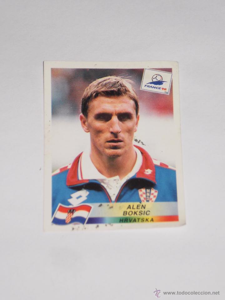 Coleccionismo cromos antiguos: CROMO FRANCE 98 , DANONE . BAJO LICENCIA PANINI . ALEN BOKSIC , HRVATSKA