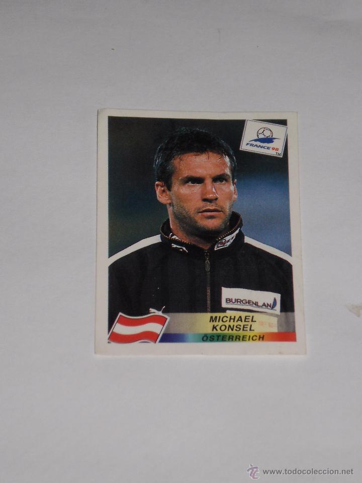 Coleccionismo cromos antiguos: CROMO FRANCE 98 , DANONE . BAJO LICENCIA PANINI . MICHAEL KONSEL , OSTERREICH