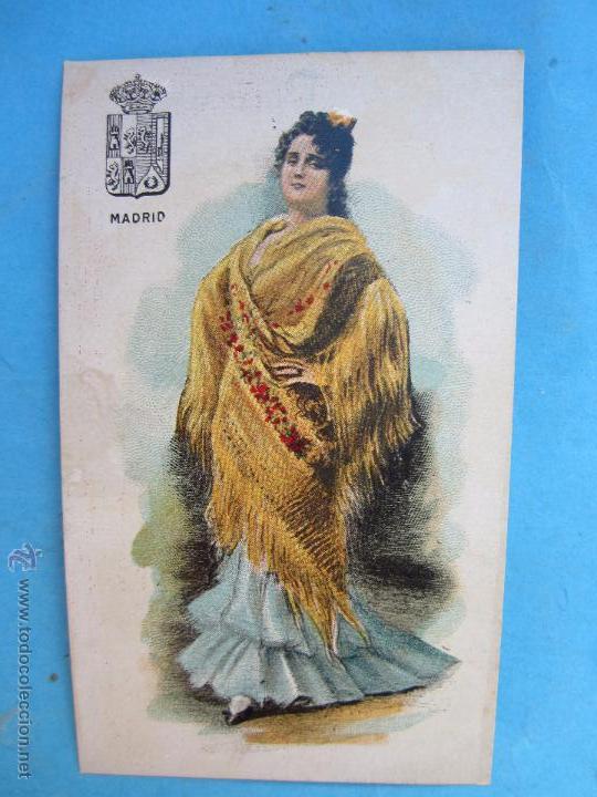 Coleccionismo cromos antiguos: tipos de las 49 provincias de espa&ntilde;a  madrid  , - traje regional , jaime boix