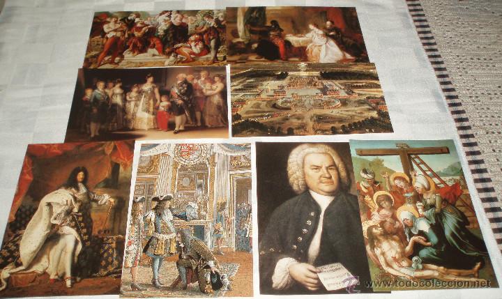 Coleccionismo cromos antiguos: ocho cromos de biblioteca de albumes culturales de circulo de lectores