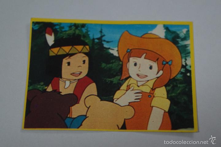 Coleccionismo Cromos antiguos: CROMO DE:JACKY EL OSO DE TALLAC,(DESPEGADO),N&ordm;11,A&Ntilde;O 1978,DEL ALBUM,JACKY EL OSO DE TALLAC,DE DANONE