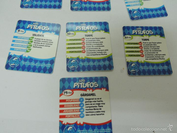 Coleccionismo cromos antiguos: 7 CROMOS DE LOS PITUFOS - Foto 2