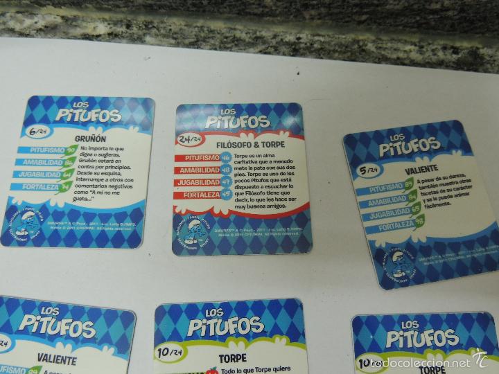 Coleccionismo cromos antiguos: 7 CROMOS DE LOS PITUFOS - Foto 3