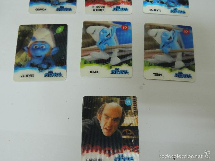 Coleccionismo cromos antiguos: 7 CROMOS DE LOS PITUFOS - Foto 5