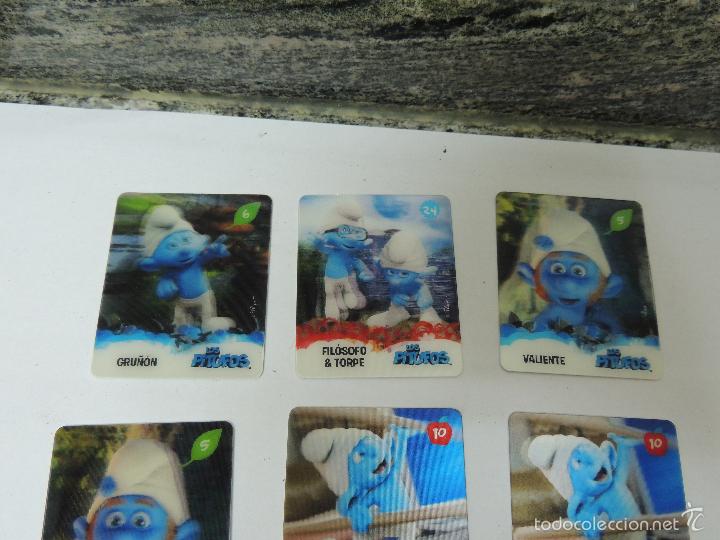 Coleccionismo cromos antiguos: 7 CROMOS DE LOS PITUFOS - Foto 6