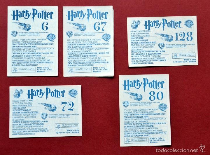 Coleccionismo cromos antiguos: LOTE DE 5 CROMOS DE HARRY POTTER DE PANINI - Foto 2