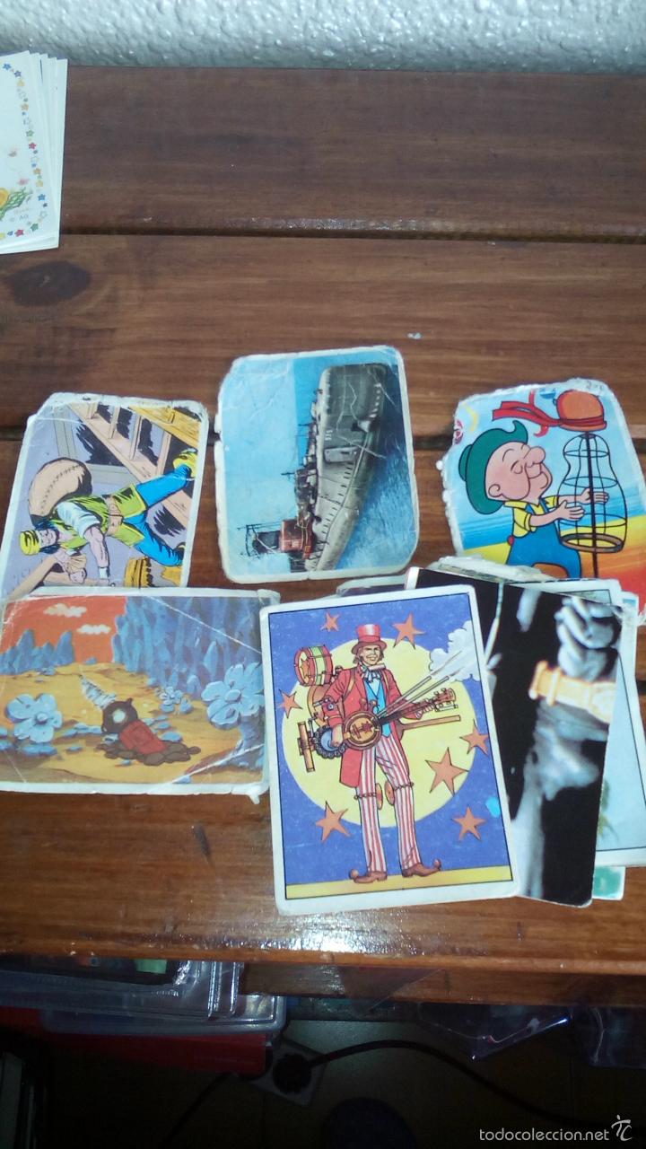Coleccionismo cromos antiguos: lote pegatinas cromos varios - Foto 1