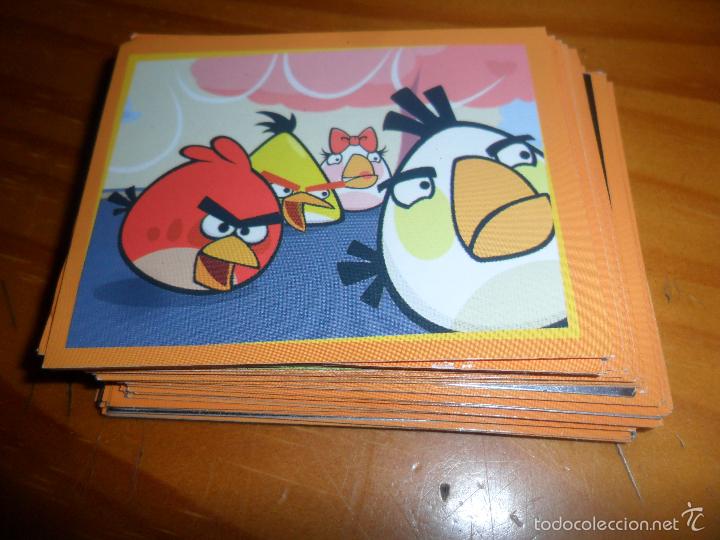 Coleccionismo cromos antiguos: ANGRY BIRDS LOTE DE 57 CROMOS - E-MAX - Foto 1