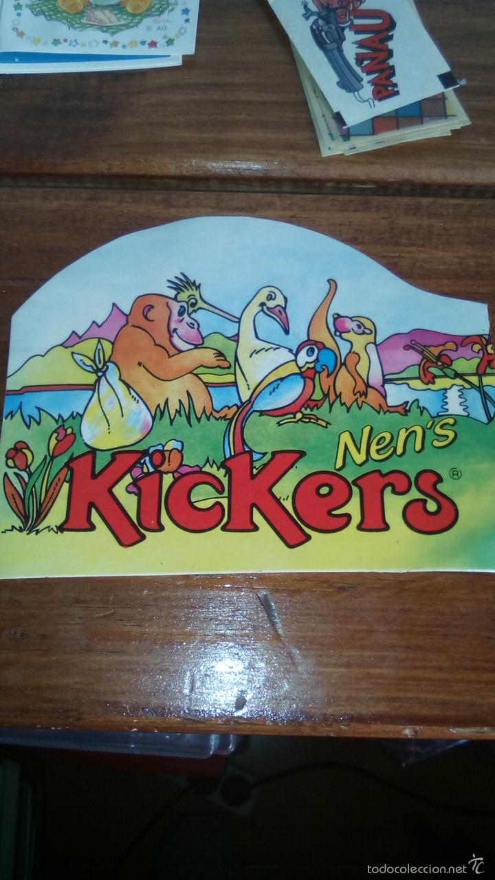 Collectable Antique Stickers: pegatina promocional KICKERS
