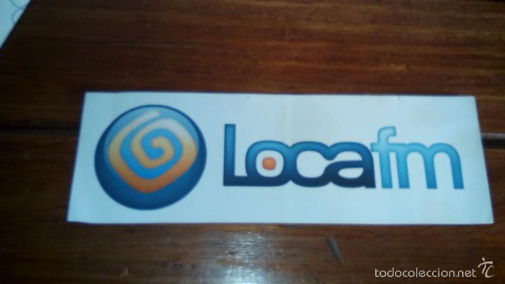 Sammeln alte Sammelbilder: pegatina promocional LOCAFM