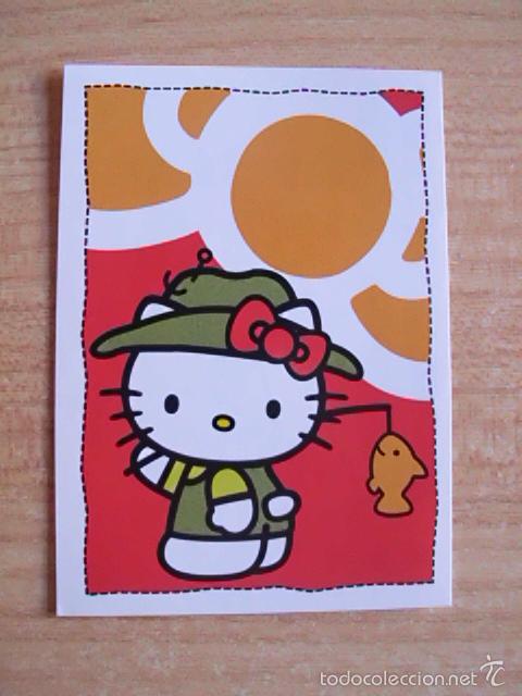 Coleccionismo cromos antiguos: Cromo Panini. Hello Kitty Bcool. N&ordm; 91. Nunca pegado - Foto 1