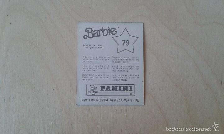 Coleccionismo cromos antiguos: Cromo Barbie n&ordm; 79--Panini, 1986 - Foto 2