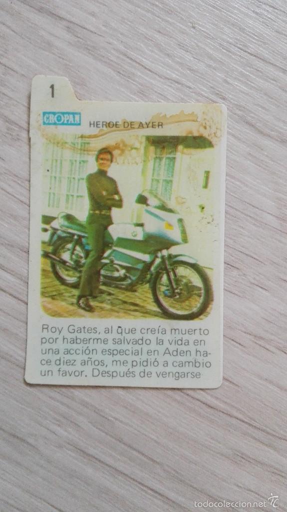 Coleccionismo Cromos antiguos: EL ARCHIVO SECRETO DE EL SANTO - CROPAN - FICHA N&ordm; 1