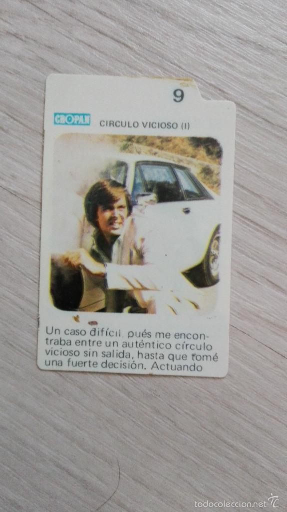 Coleccionismo Cromos antiguos: EL ARCHIVO SECRETO DE EL SANTO - CROPAN - FICHA N&ordm; 9